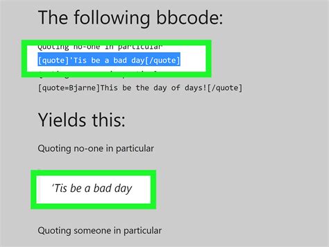 BB codes .